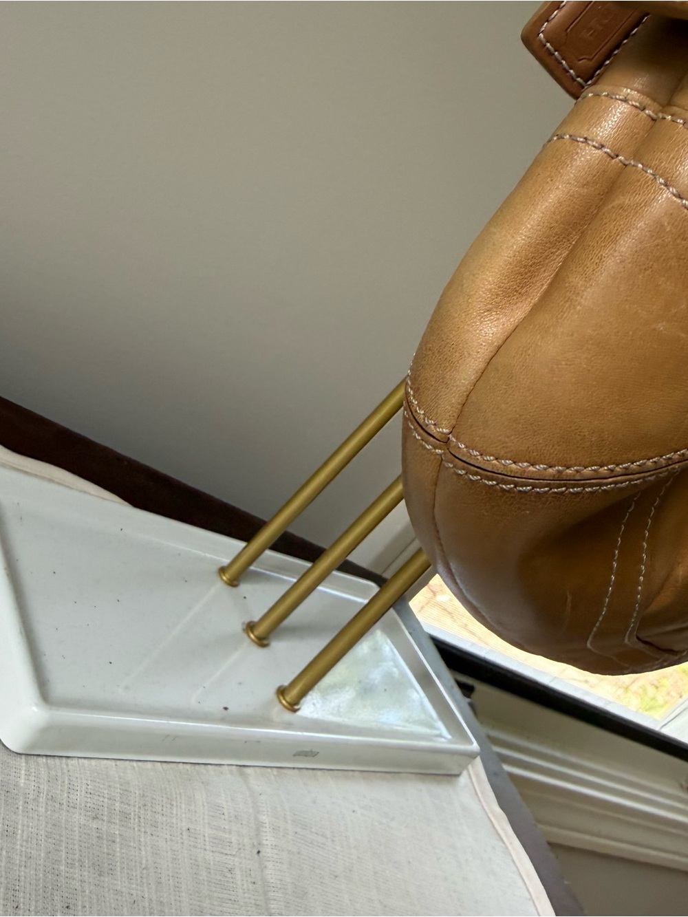 Coach SoHo Shoulder Bag Tan Leather - Picture 7 of 8